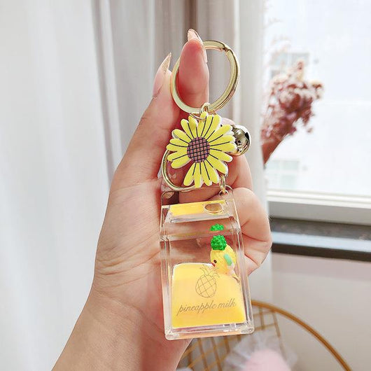 Llavero Botella de Jugo de Durazno con Corazón - Joyería Femenina - Image 17