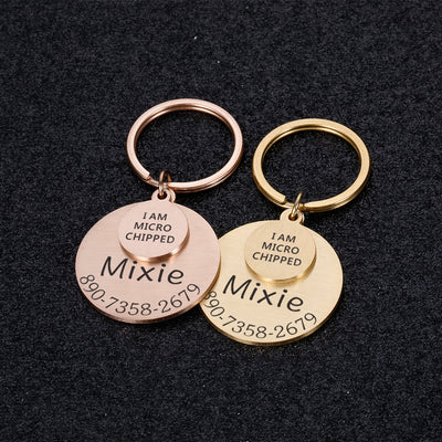 Placa de Identificación Personalizada para Mascotas - Llavero Divertido - Image 3