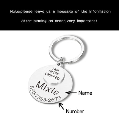 Placa de Identificación Personalizada para Mascotas - Llavero Divertido - Image 6
