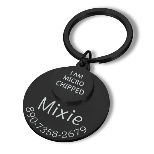 Placa de Identificación Personalizada para Mascotas - Llavero Divertido - Image 2