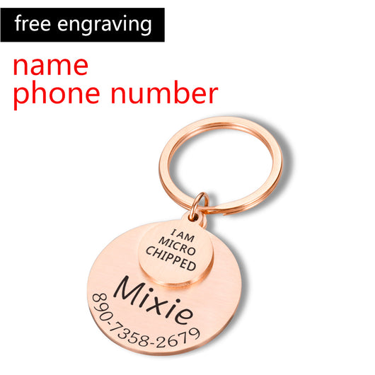 Placa de Identificación Personalizada para Mascotas - Llavero Divertido - Image 10