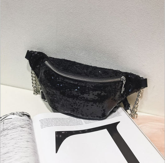 Riñonera de Lentejuelas Colorida para Mujer - Bolso de Pecho y Hombro - Image 3