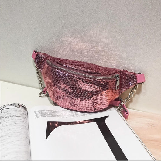 Riñonera de Lentejuelas Colorida para Mujer - Bolso de Pecho y Hombro - Image 4