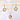 New Colorful Crystal Pendant Hao Stone Necklace Earring Set Fashion Resin Necklace Earrings
