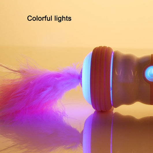Juguete Interactivo para Gatos con LED y Pelota Rodante USB - Image 8