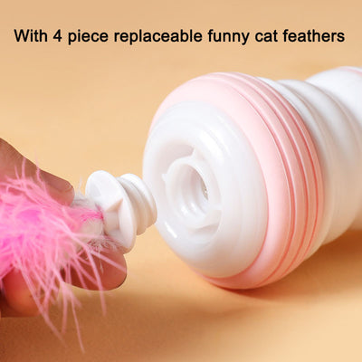 Juguete Interactivo para Gatos con LED y Pelota Rodante USB - Image 7