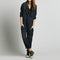 Jumpsuit Casual para Mujer con Bolsillos y Diseño Liso
