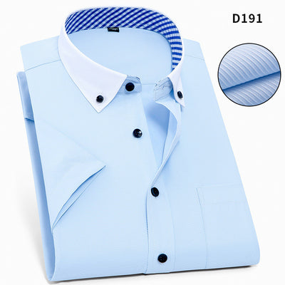 Camisa de Trabajo Manga Corta Básica para Hombre - Image 23