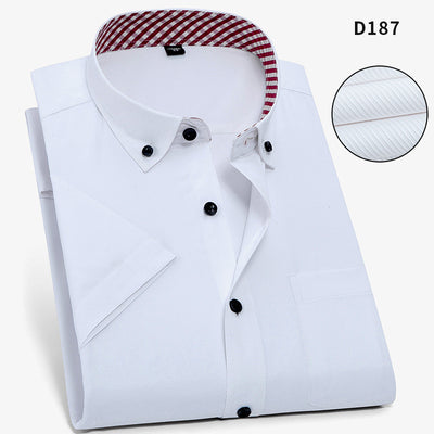Camisa de Trabajo Manga Corta Básica para Hombre - Image 5