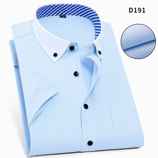 Camisa de Trabajo Manga Corta Básica para Hombre - Image 6