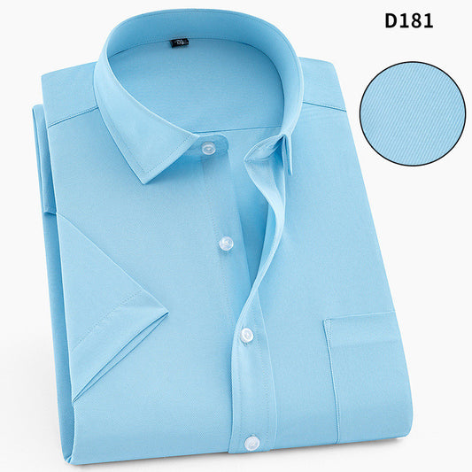 Camisa de Trabajo Manga Corta Básica para Hombre