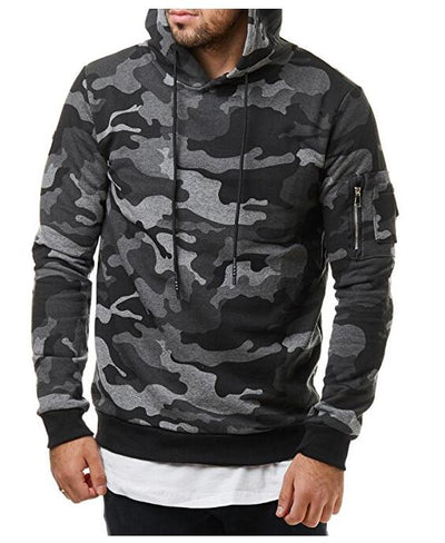 Sudadera Deportiva Camuflaje para Hombre con Cuello Alto - Image 5