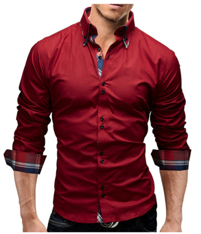 Camisa Slim Clásica Interior para Hombre - Image 2