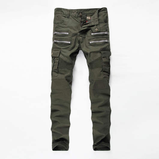 Pantalones Cargo Biker con Bolsillos Tácticos - Image 4