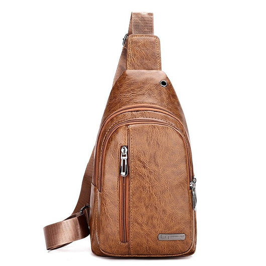 Bolsa Pecho Hombre con Carga USB - Bandolera Diagonal Impermeable - Image 23