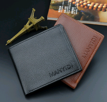 Billetera Corta para Hombre con Licencia de Conducir - Patrón Texturizado y Diseño Delgado