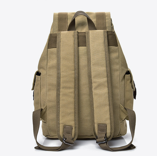 Mochila Retro Canvas Influx - Viajes y Uso Diario Unisex Gran Capacidad - Image 8
