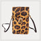 Bolso Retro para Celular con Estampado de Leopardo