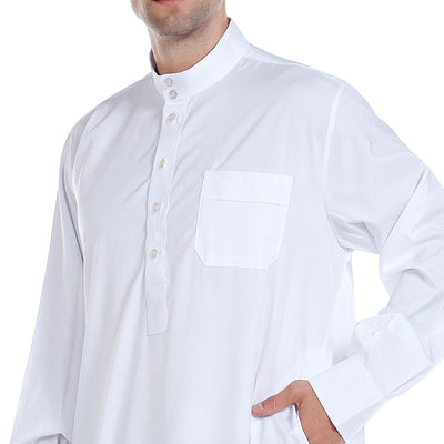 Bata para Hombre con Cuello Mao - Image 4