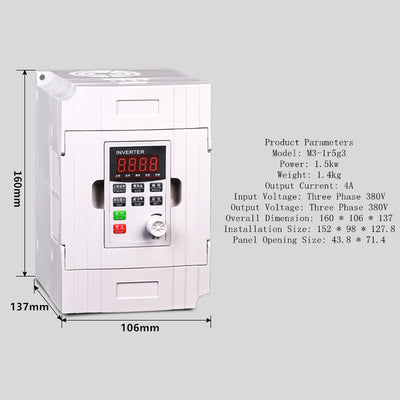 Variador de Frecuencia Trifásico 380V - Control de Velocidad 0.75 a 7.5kW - Image 16