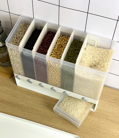 Contenedor de Arroz Montable en Pared con Diseño Moderno - Image 8