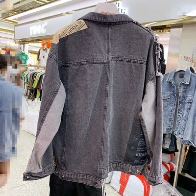 Chaqueta Denim Patchwork - Image 5