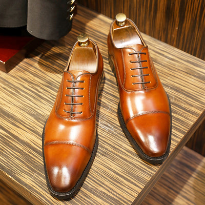 Zapatos de Cuero para Hombre Clásicos con Cordones - Estilo Elegante - Image 3