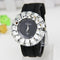 Reloj Elegante Girasol con Diamantes y Esfera Grande