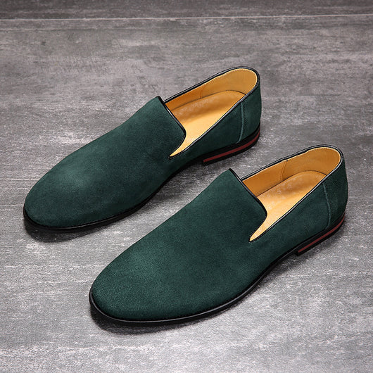 Zapatos de Ante para Hombre Punta Aguda Estilo Británico Versátil - Image 5