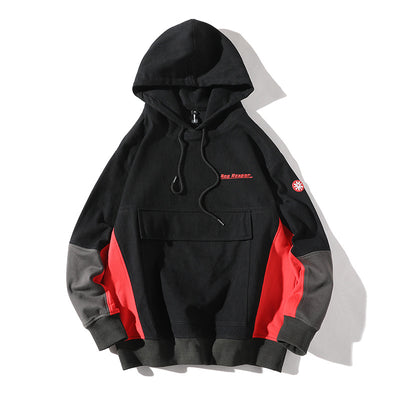 Sudadera con Capucha de Contraste Oversize para Hombre - Algodón Premium - Image 6
