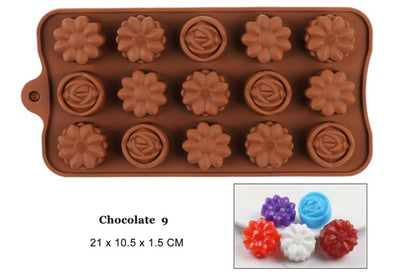 Molde de Silicona para Chocolate 29 Formas - Herramientas Antiadherentes para Repostería - Image 9