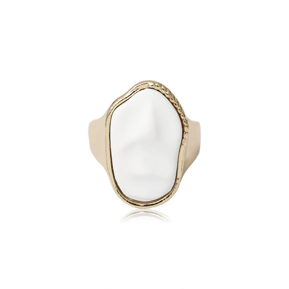 Anillo Étnico Geométrico Vintage