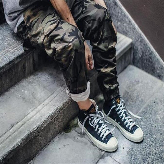 Pantalones Jogger Camuflaje Hombre - Estilo Streetwear Slim Fit - Image 11