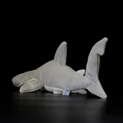 Peluche Realista de Tiburón Martillo Gris - Image 4