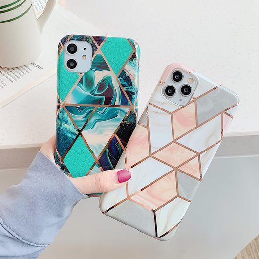 Funda de Mármol Cosida para Teléfono - Image 3