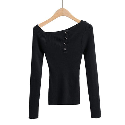 Blusa Entallada de Botón Simple para Mujer - Image 17