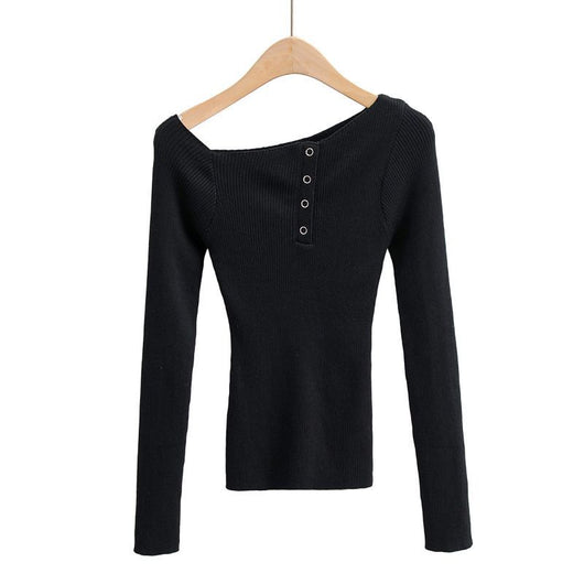 Blusa Entallada de Botón Simple para Mujer - Image 17