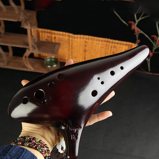 Ocarina de 12 Agujeros en Do Mayor - Sonido Profesional Ahumado - Image 3