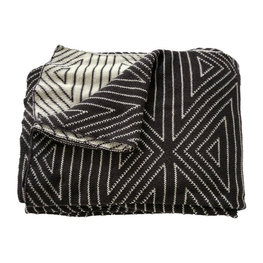 Manta de Lana Tejida Estilo Nórdico - Image 2