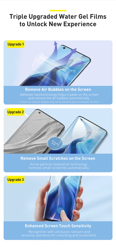 Protector de Pantalla Hidrogel Curvo Full Screen para Xiaomi 11 | Pack de 2 Piezas Transparente - Image 21