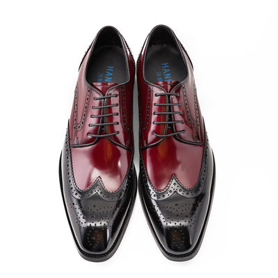 Zapatos Formales de Cuero para Hombre Punta Cuadrada Estilo Británico - Image 13