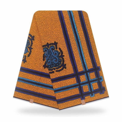 Tela de Algodón Batik Africano Teñido a Mano - Image 4