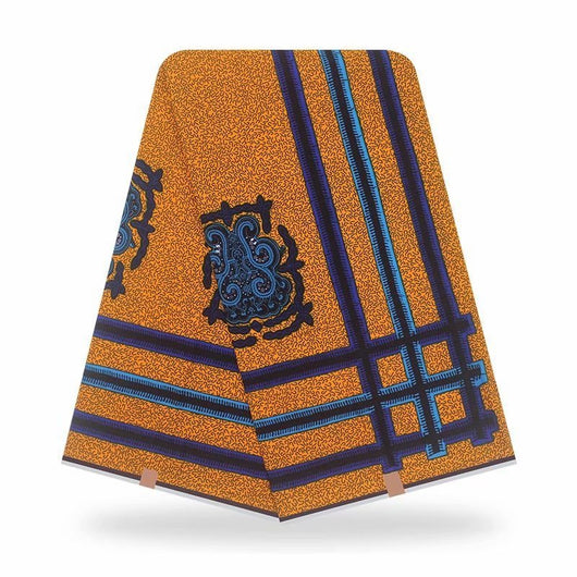 Tela de Algodón Batik Africano Teñido a Mano - Image 4