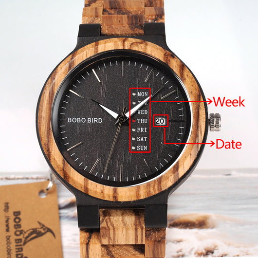 Reloj Casual de Madera para Hombre - Image 3