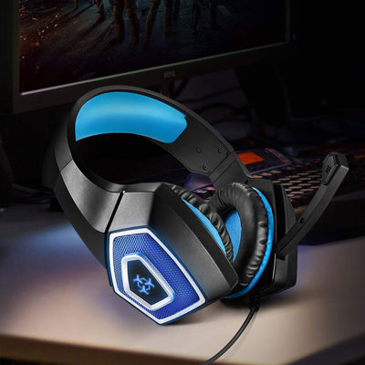 Auriculares Gaming RGB con Iluminación LED y Cable - Image 4