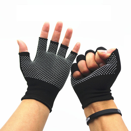 Guantes de Medio Dedo Antideslizantes para Conducción y Trabajo - Image 7