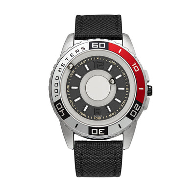 Reloj de Tecnología Magnética con Cuerpo Metálico Negro - Image 3