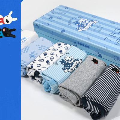 Pijama Mameluco de Algodón para Bebé - 7 Piezas de Manga Larga