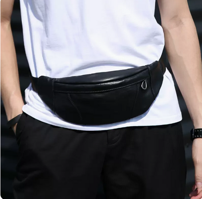Bolsa Pecho Cuero Oveja para Hombre - Deportiva y Casual - Image 5