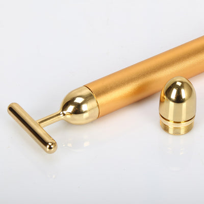 Rodillo Facial de Oro 24K con Vibración - Masajeador Lifting Antiedad - Image 3